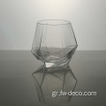 Χονδρικό πολυγωνικό κρυστάλλινο γυαλί γυαλί ουίσκι